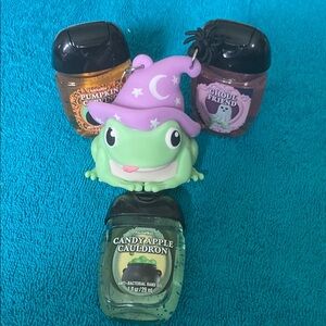 2025 Halloween Bath and Body Work Frog Witch holder with 3 PocketBac